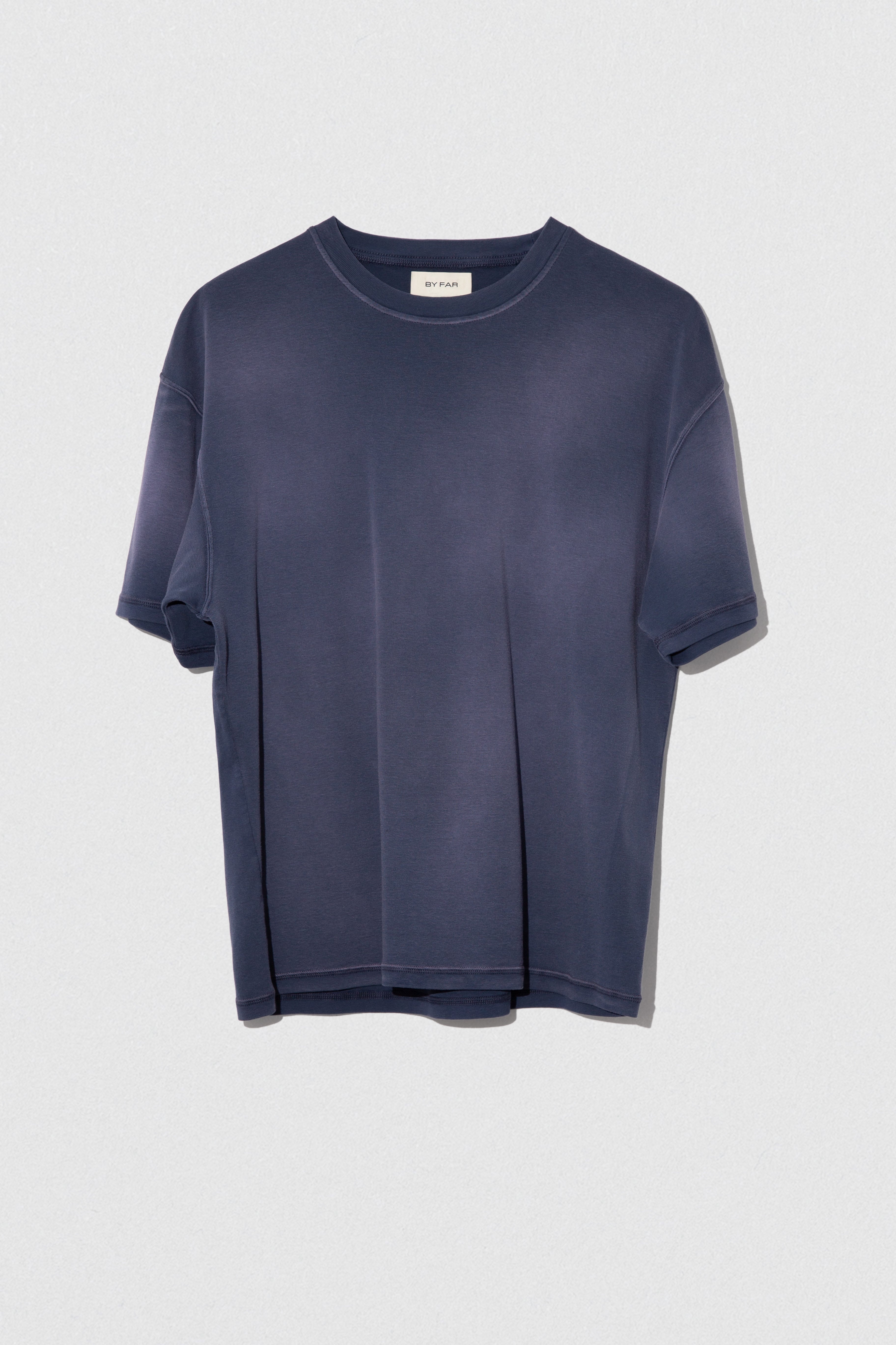 GARY T-SHIRT STORM BLUE COTTON JERSEY - 2