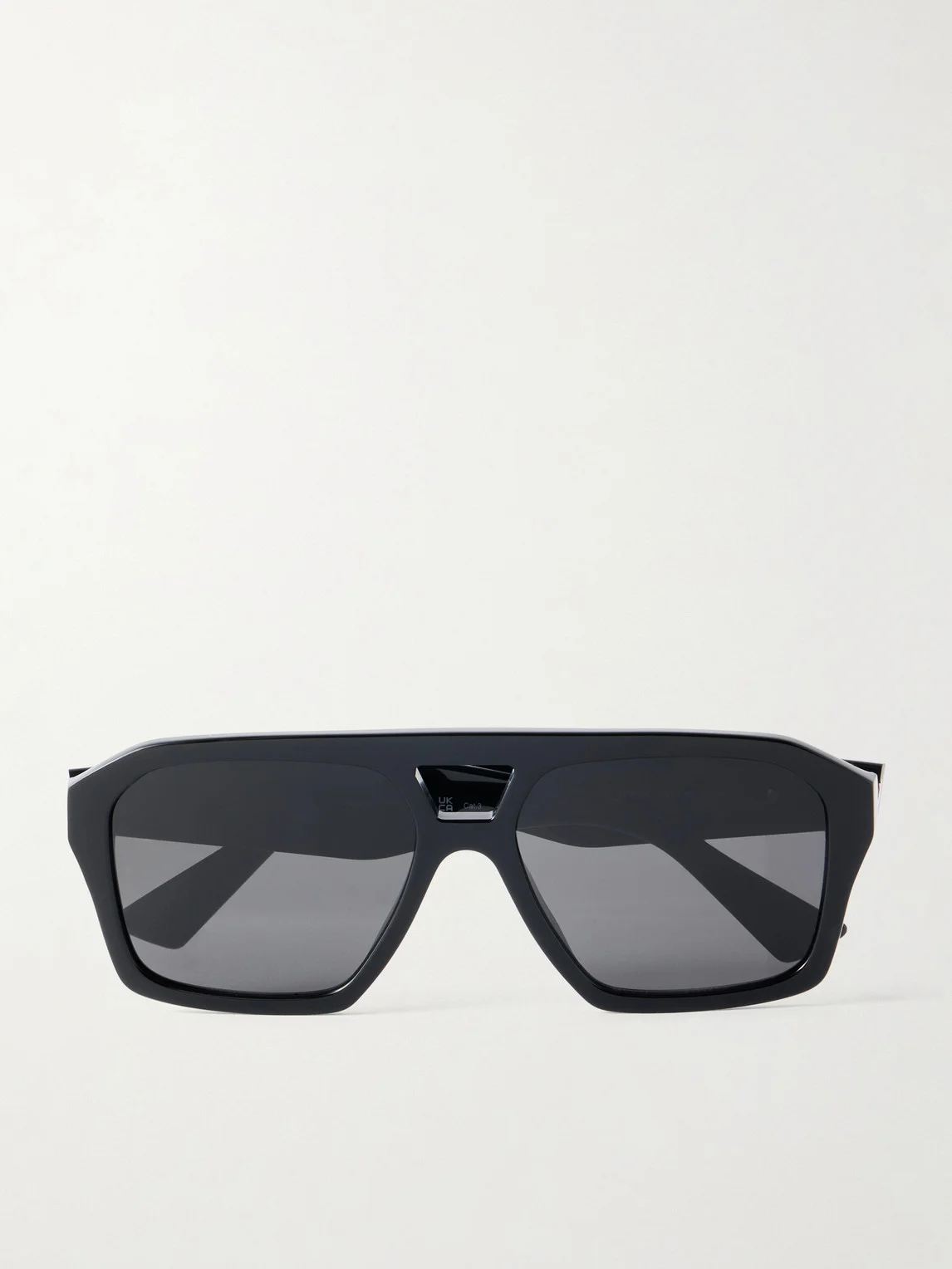 New Entry Ribbon Aviator-Style Recycled Acetate Sunglasses - 1