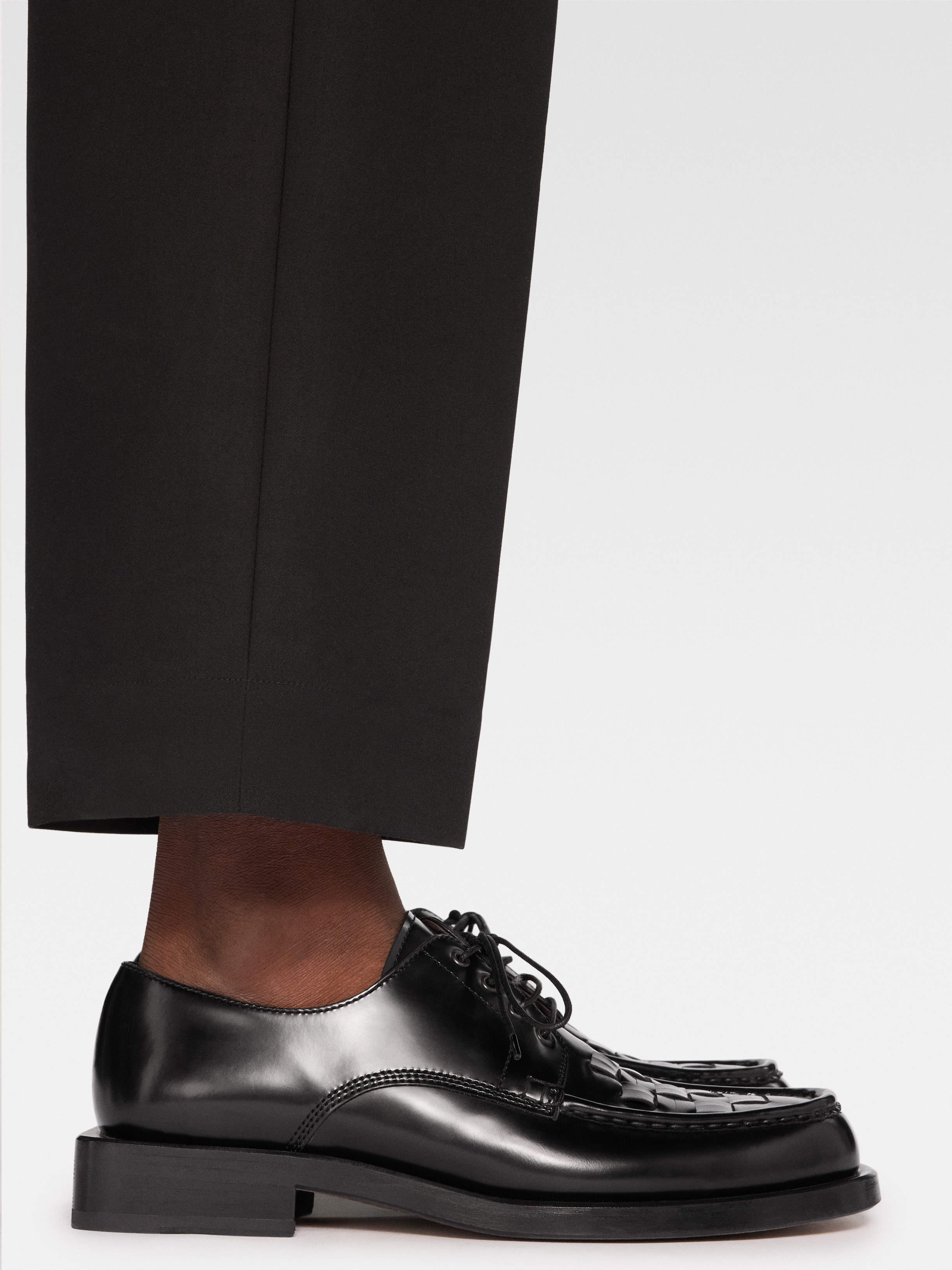 The woven derby shoes - 7