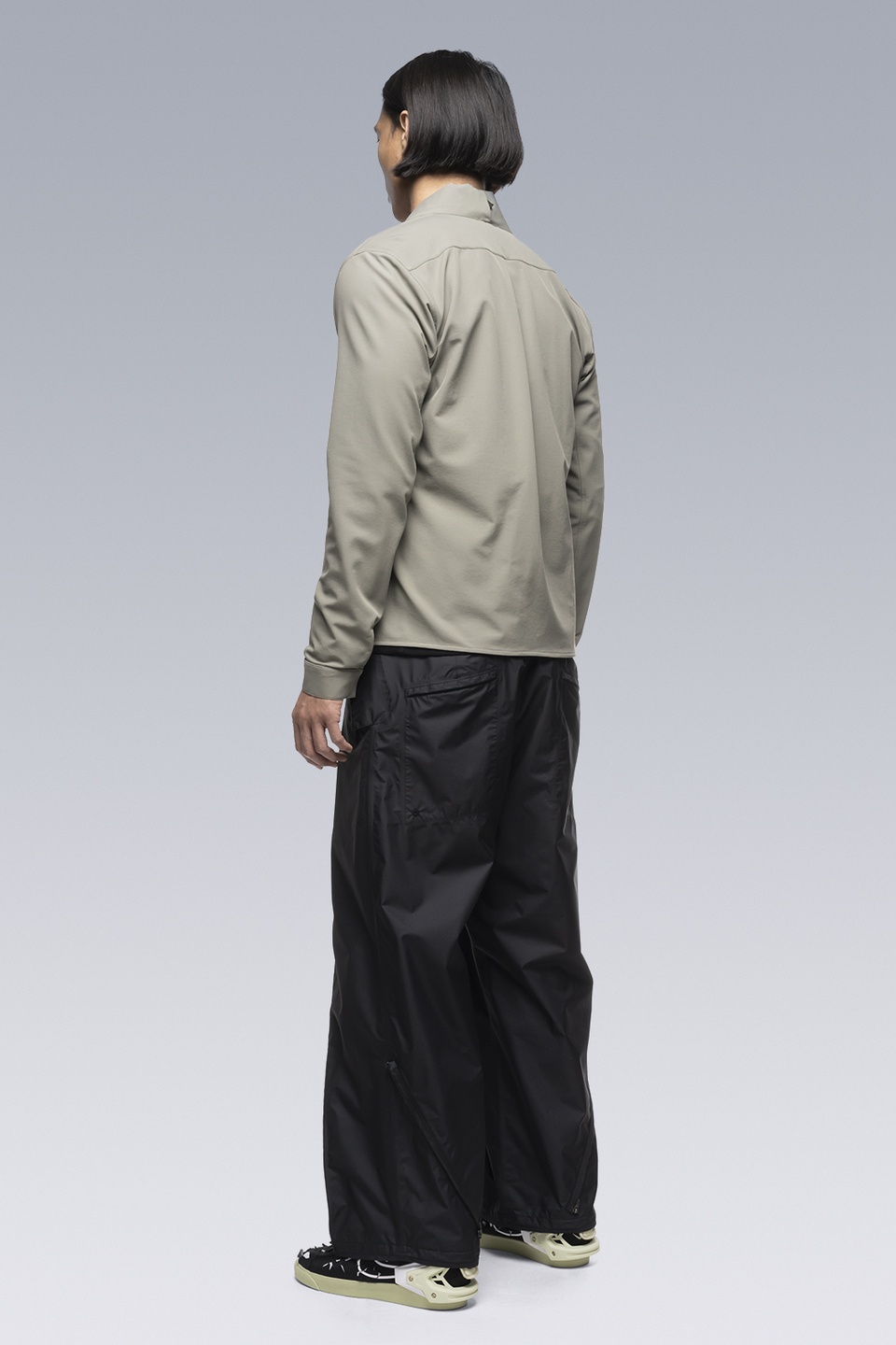 ACRONYM LA11-DS ノーカラージャケット ACRONYM LA11-DS schoeller® Dryskin™ Shirt Jacket Alpha Green