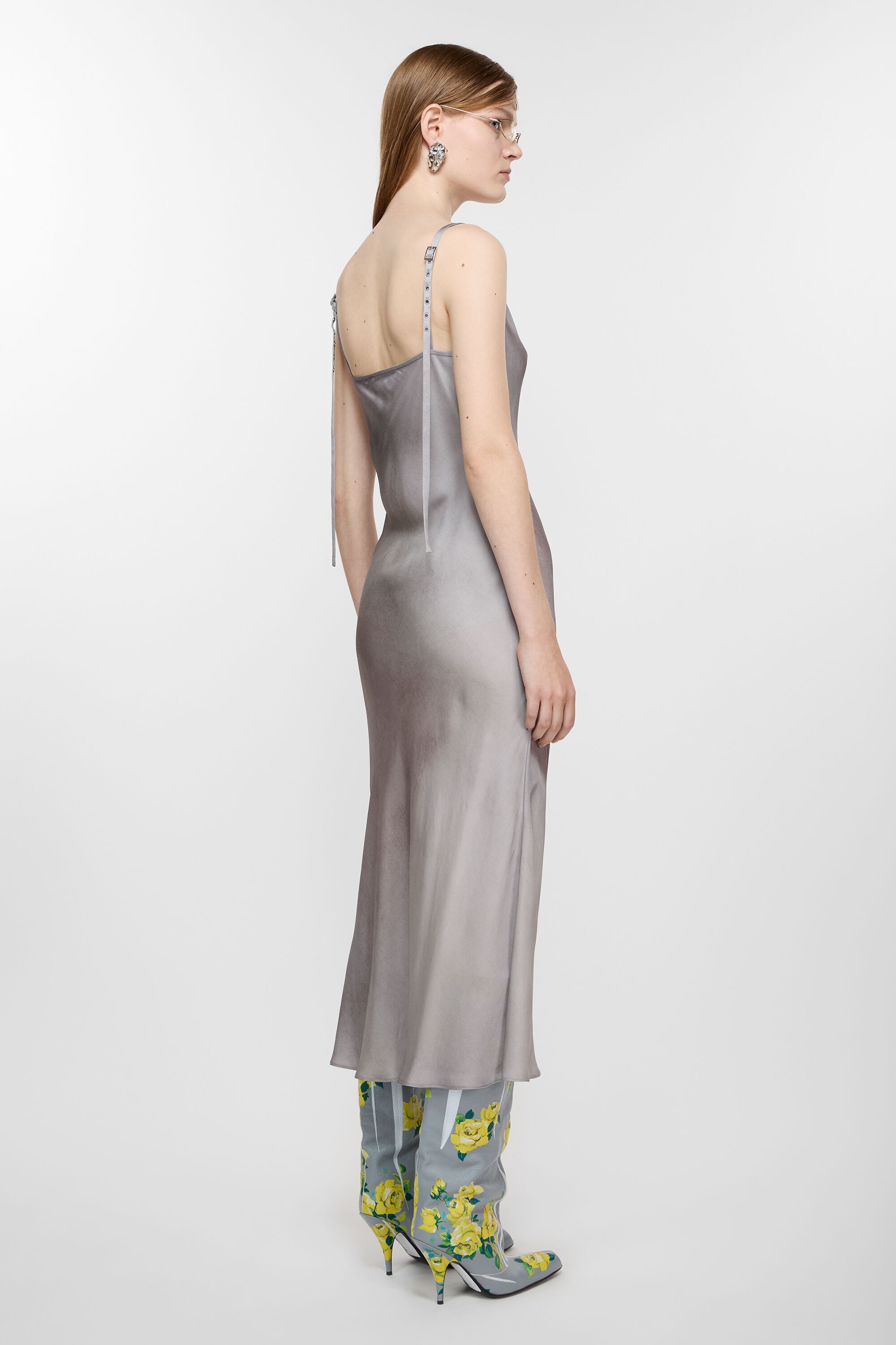 Strap dress - Multi grey - 3