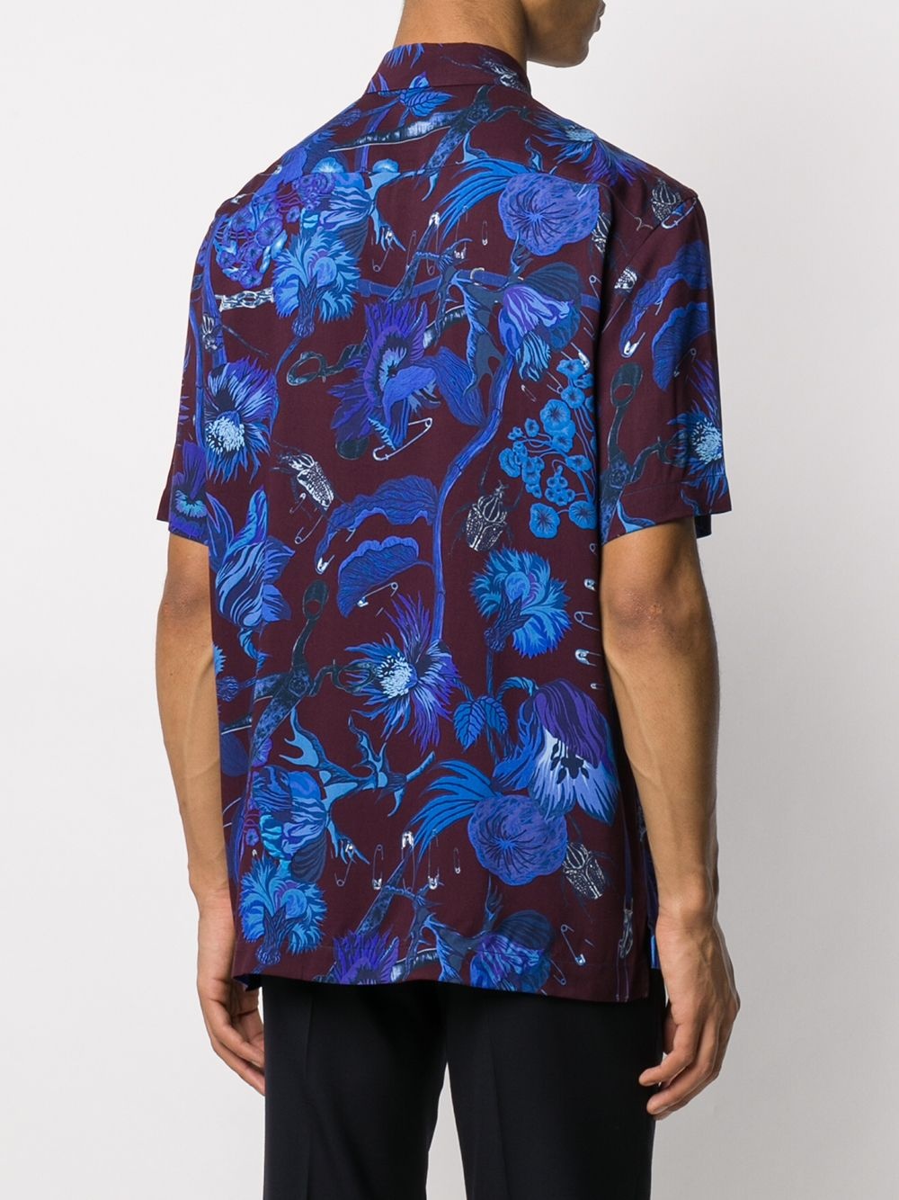 floral short-sleeve shirt - 4