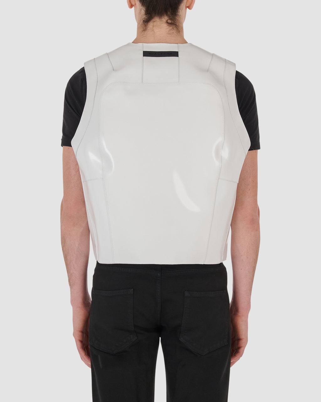 SHELL LEATHER VEST - 5