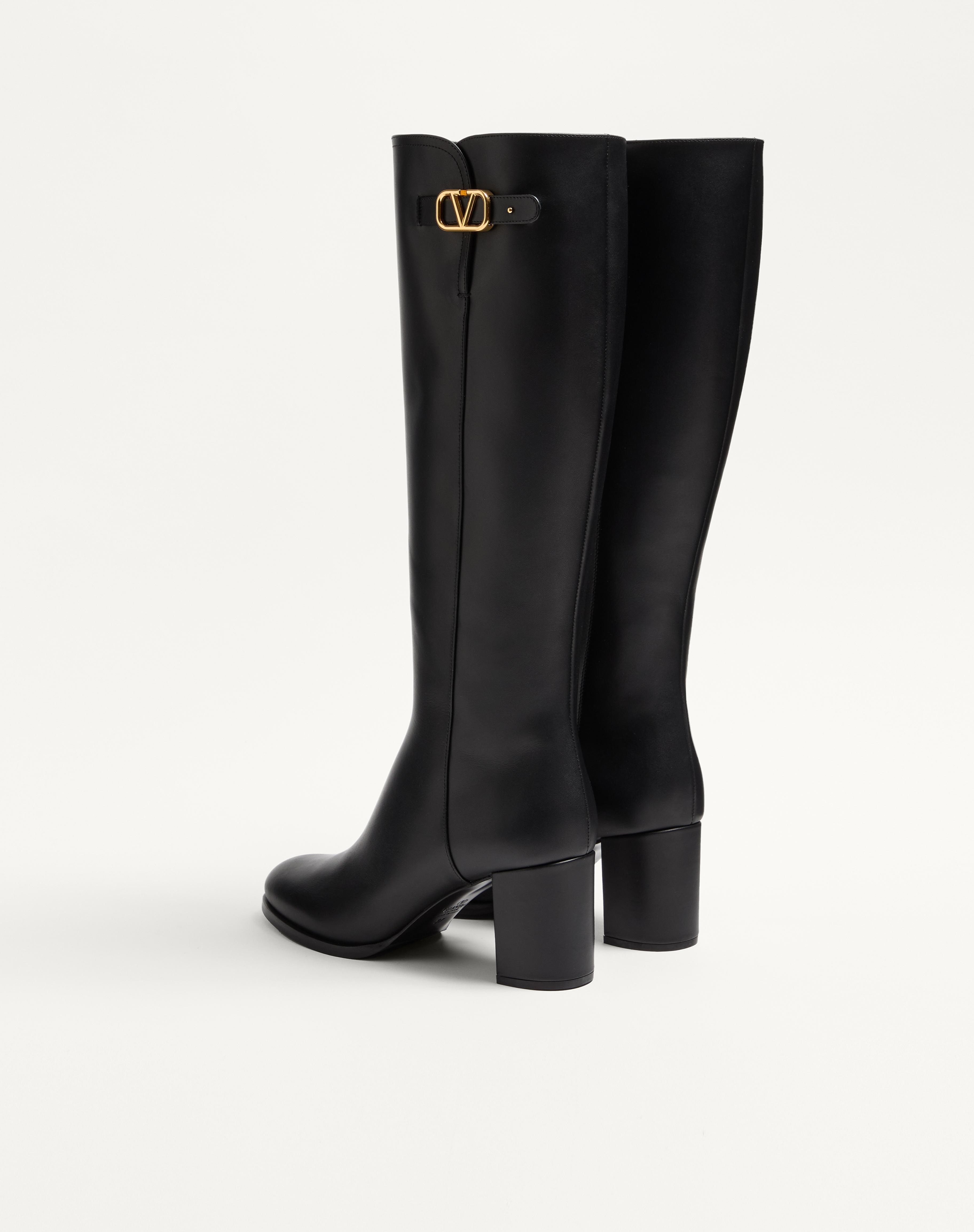 VLOGO SIGNATURE CALFSKIN BOOT 70MM - 5