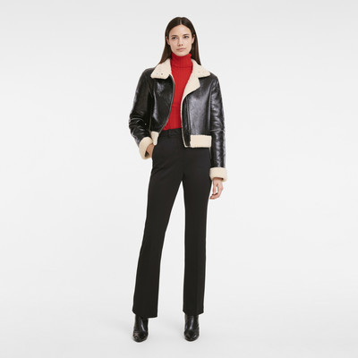Longchamp Jacket Black - Leather outlook