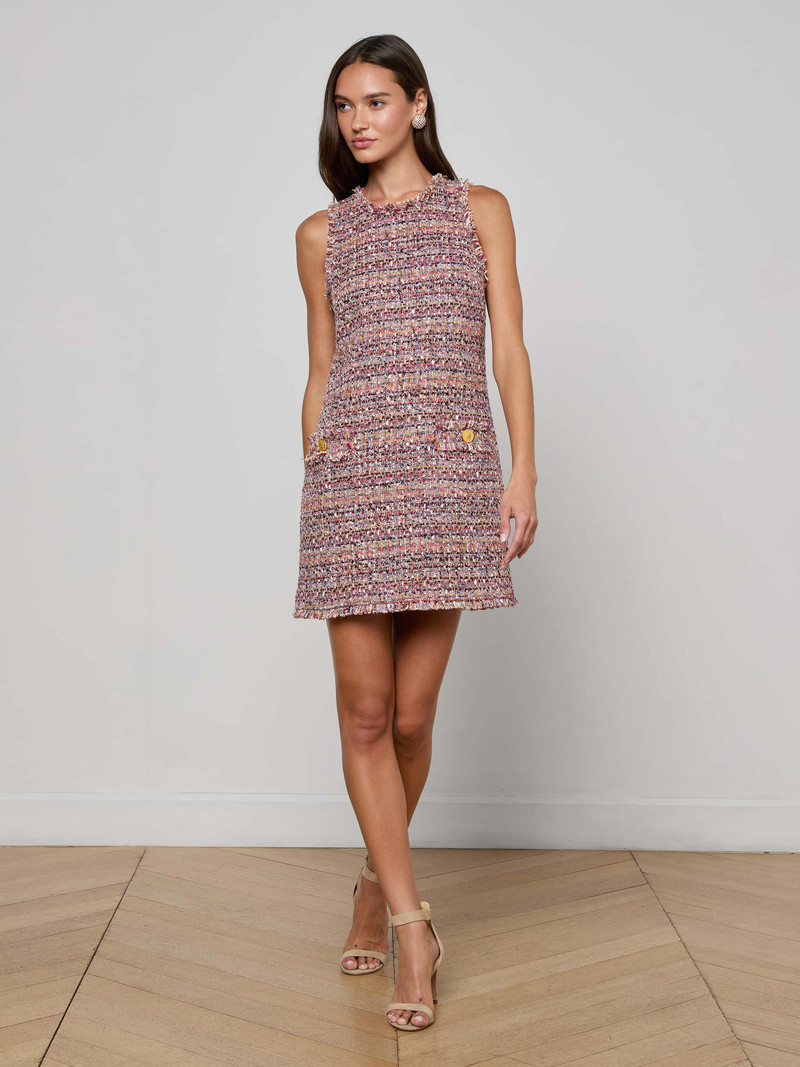 Florian Tweed Shift Dress 1