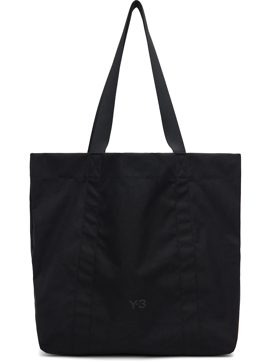 Black Bonded-Logo Tote - 1