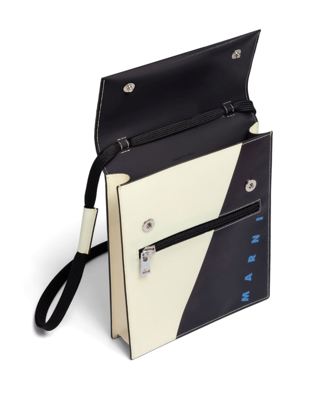 logo-lettering shoulder bag - 5