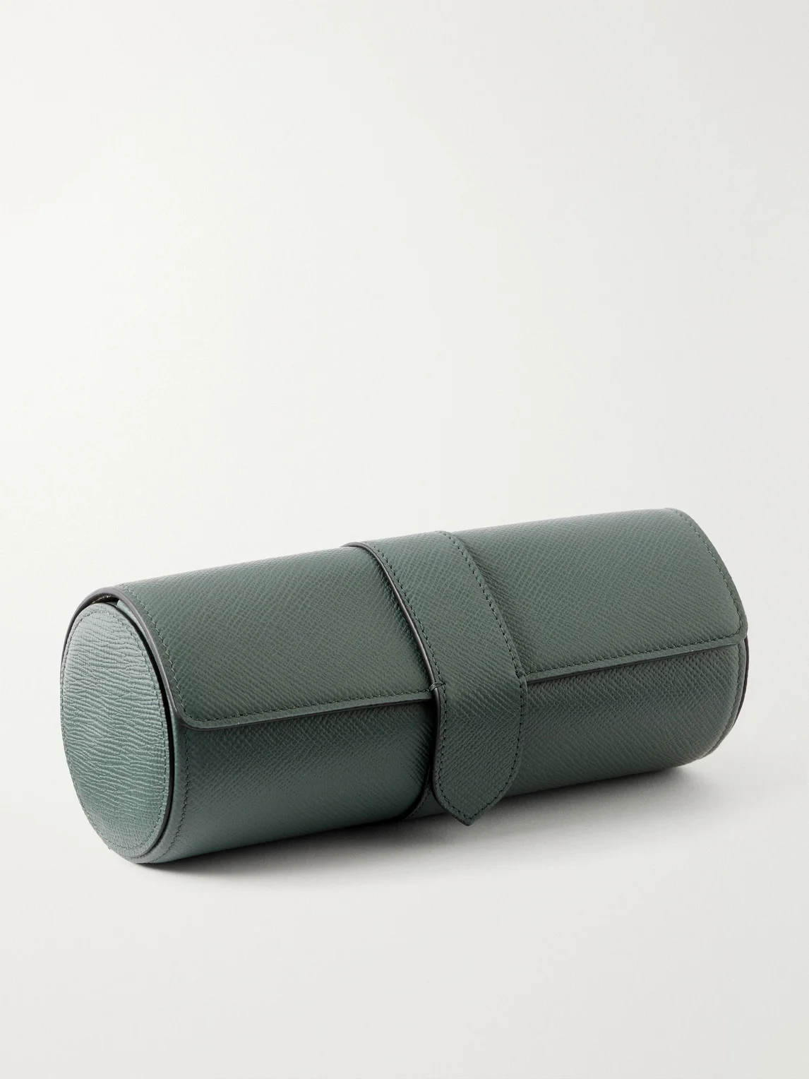 Full-Grain Leather Watch Roll - 1