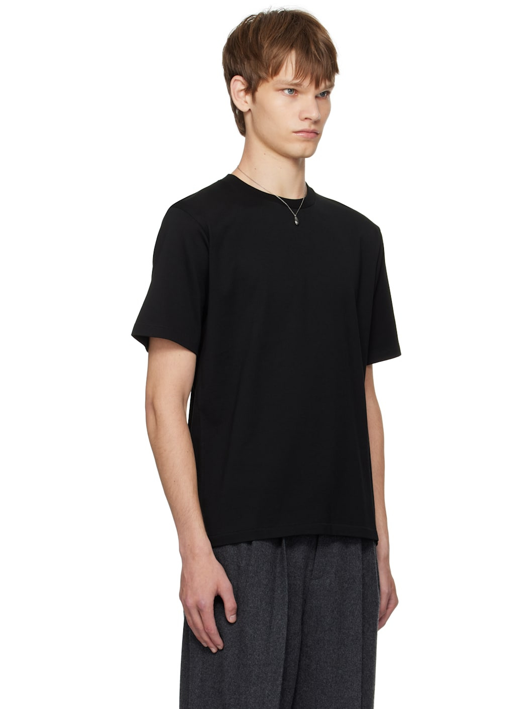 Black Luster Plaiting T-shirt - 2