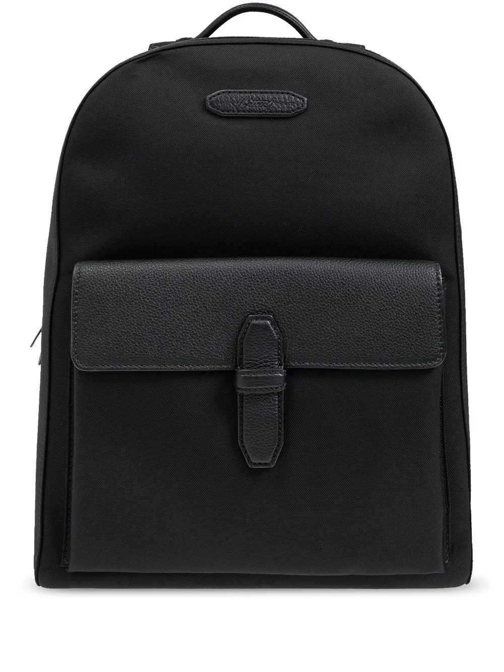 logo-appliqué backpack - 1