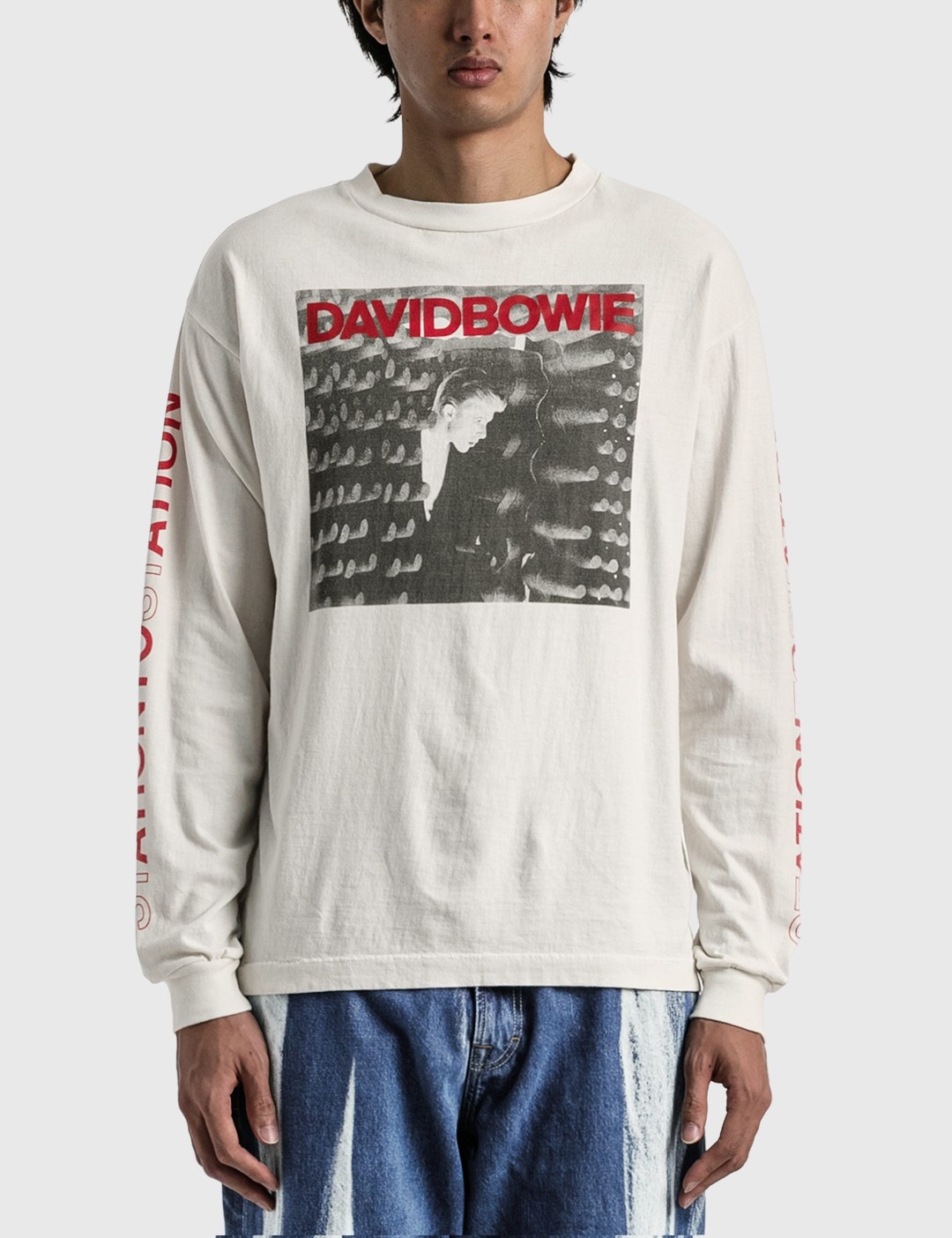 SAINT M×××××× SAINT MICHAEL X DAVID BOWIE STATION T-SHIRT | hbx | REVERSIBLE