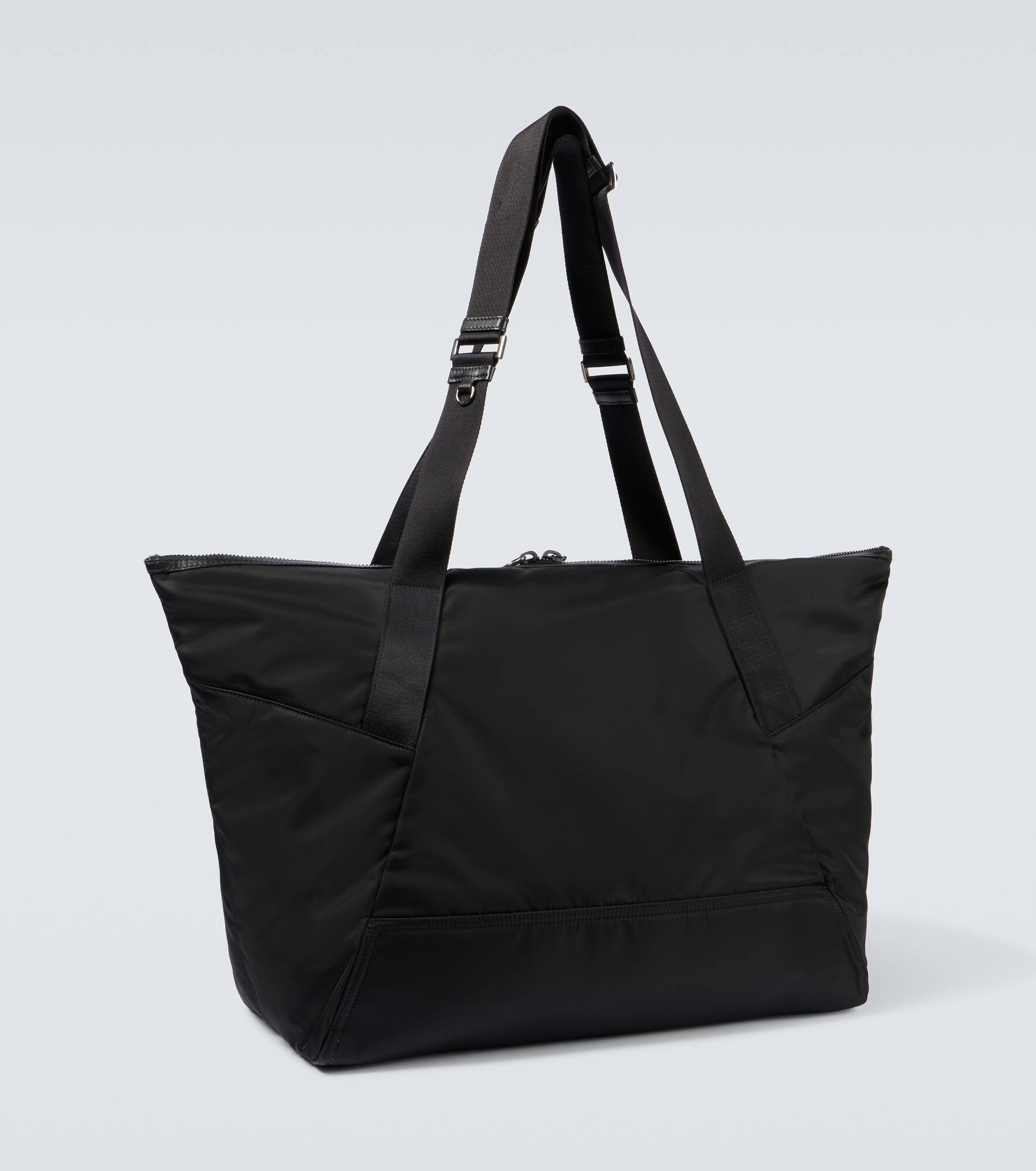 Re-Nylon leather-trimmed duffel bag - 5