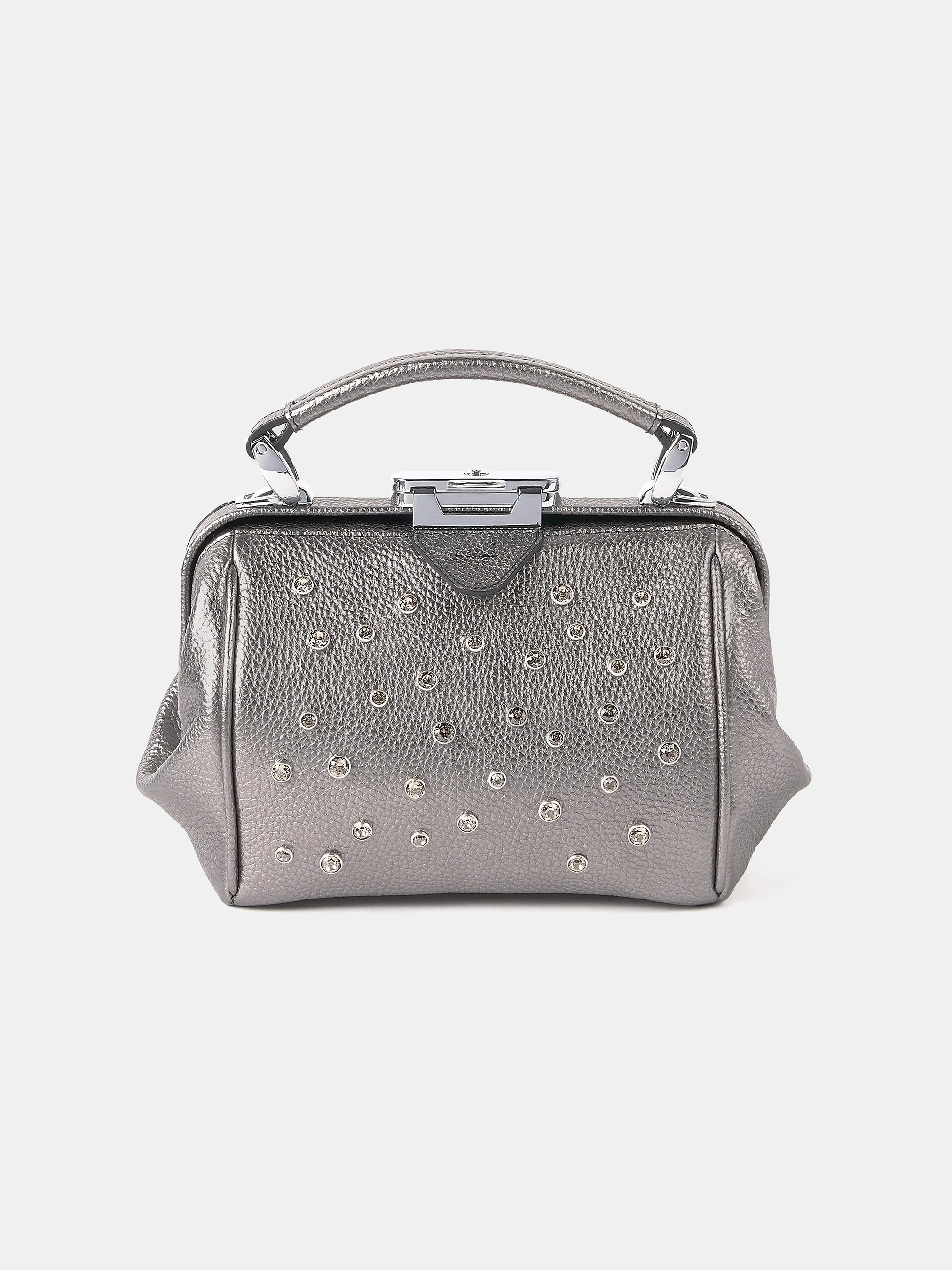 The Mini Sophie - Gunmetal Grain with Swarovski® Crystals - 1