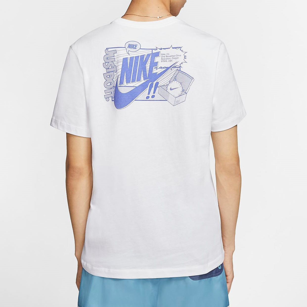 Nike AS Men's Nike Sportswear Tee Printed Short Sleeve TEE White CT6869-100 - 4