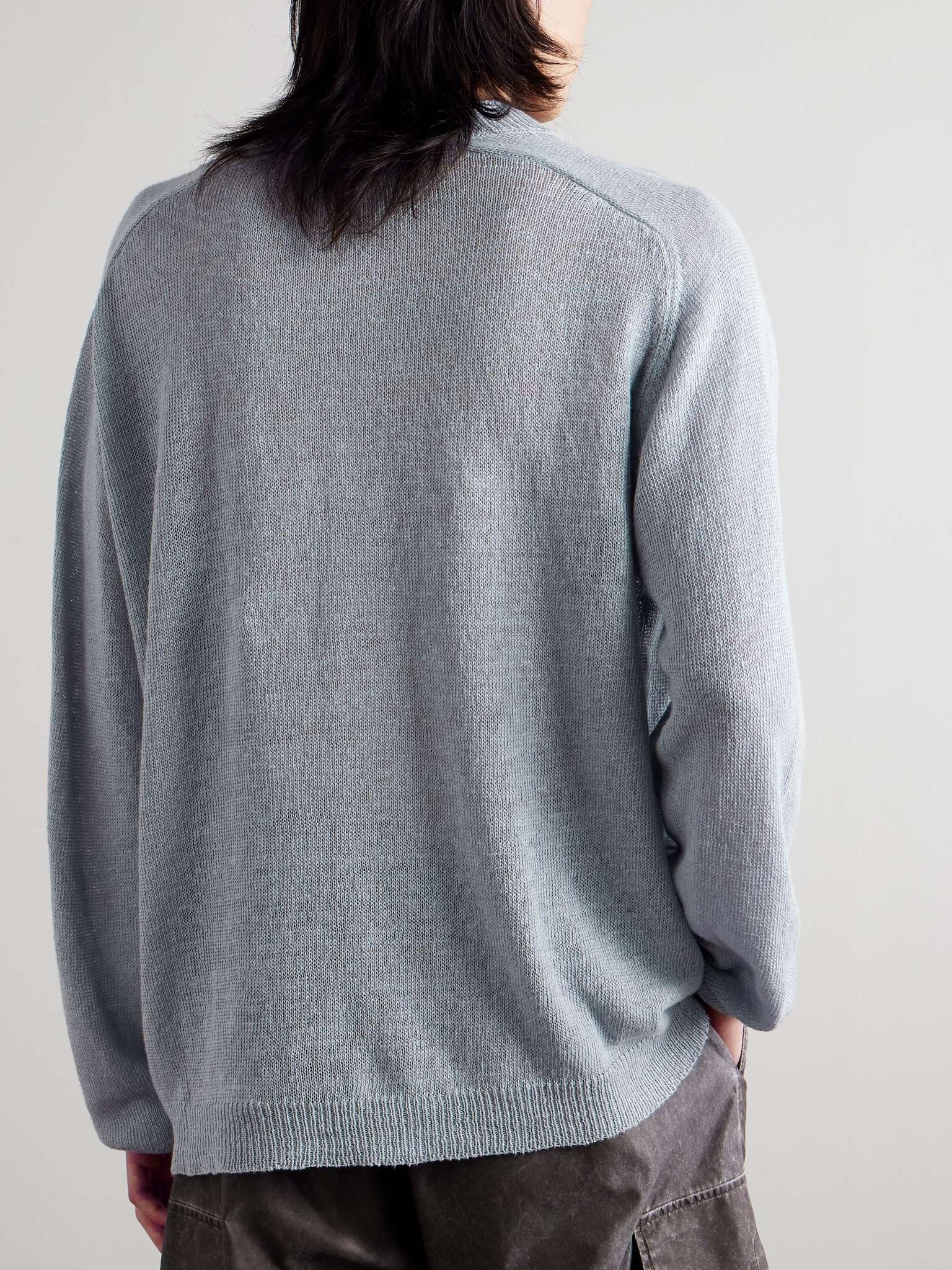 Rue Linen and Cotton-Blend Sweater - 4