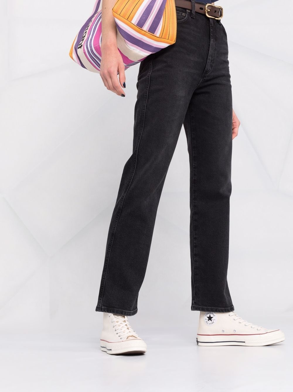 high-rise flared jeans - 5