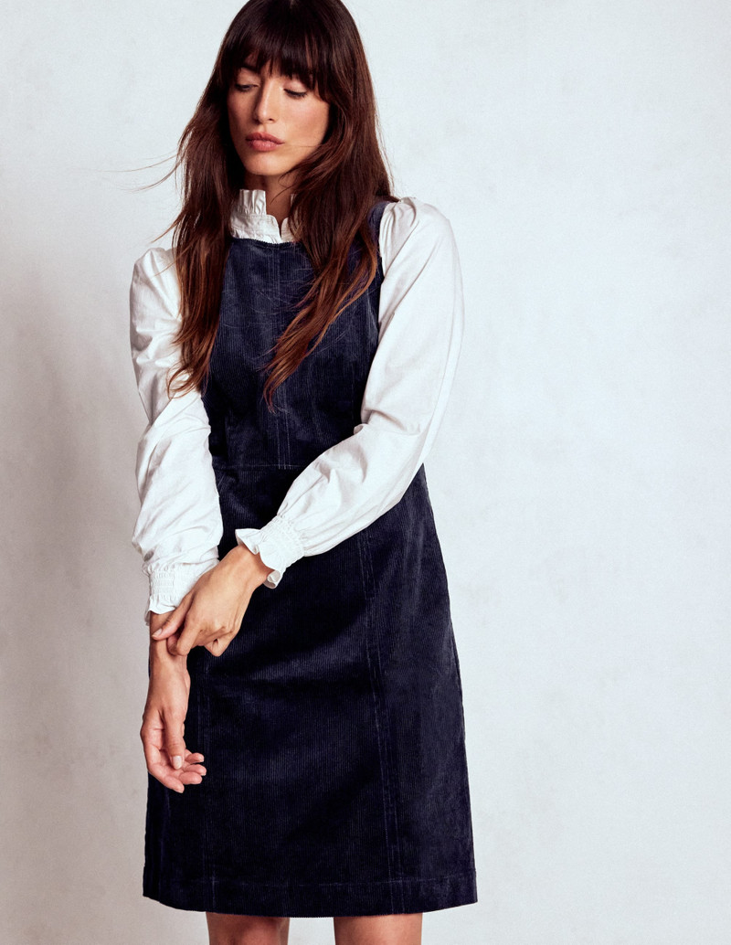 Annie Cord Shift Dress-Navy 5