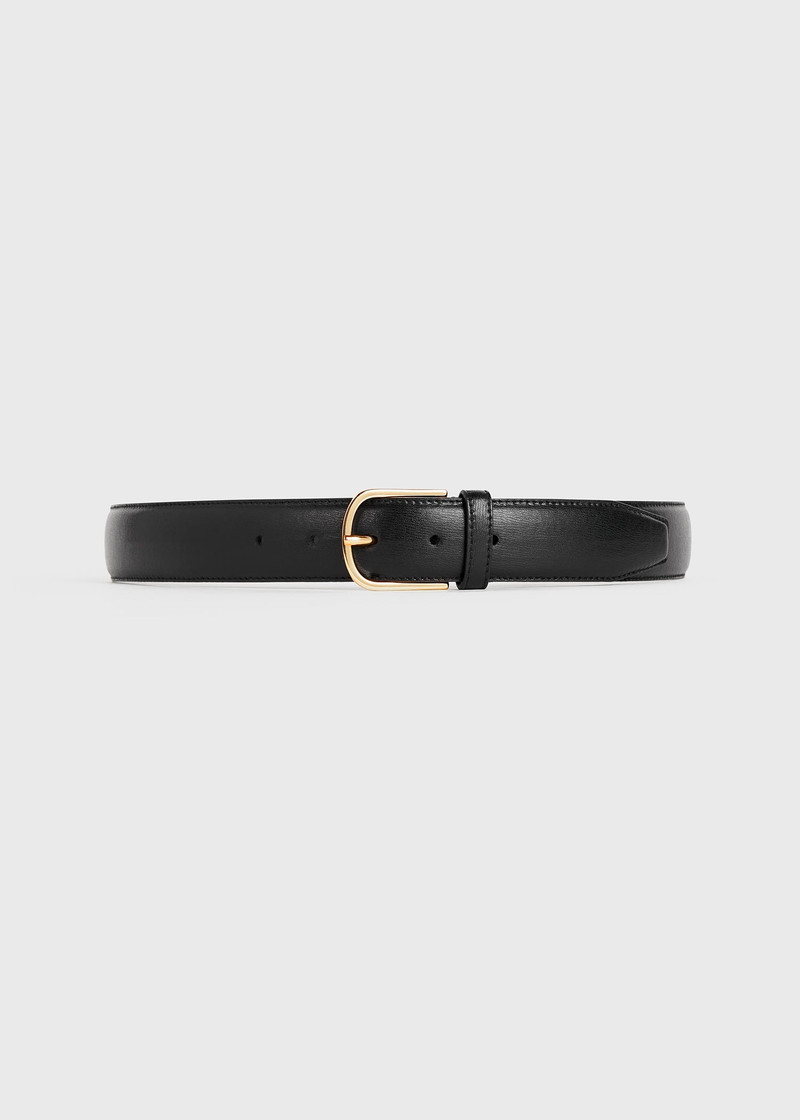 Wide trouser belt black - 1