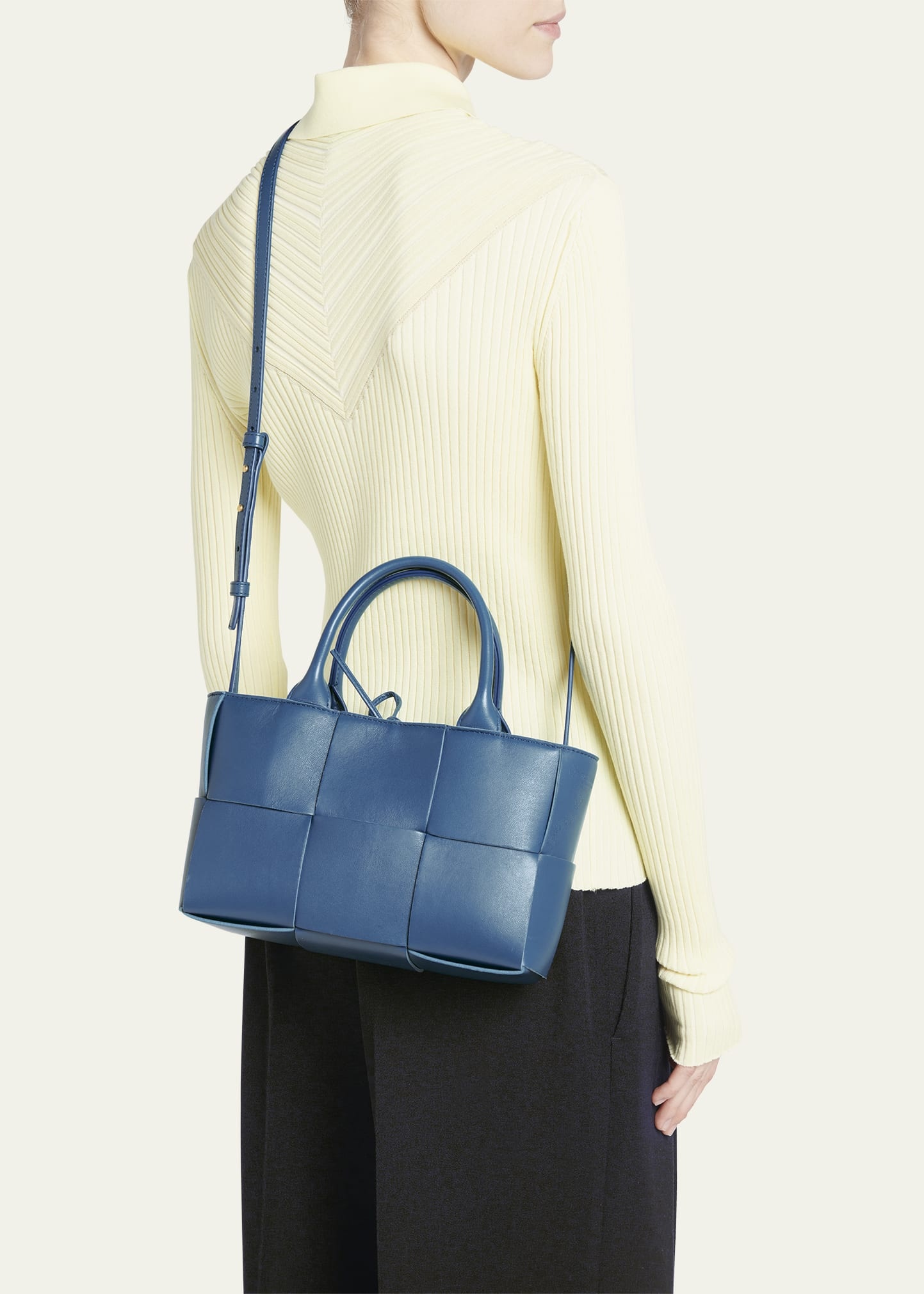 Arco Mini Intrecciato Napa Top-Handle Bag - 2