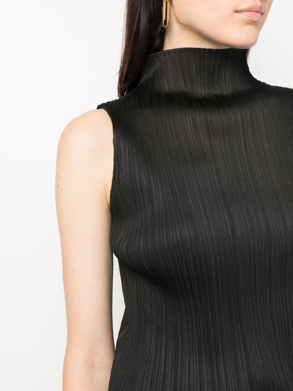 plisse sleeveless top - 5