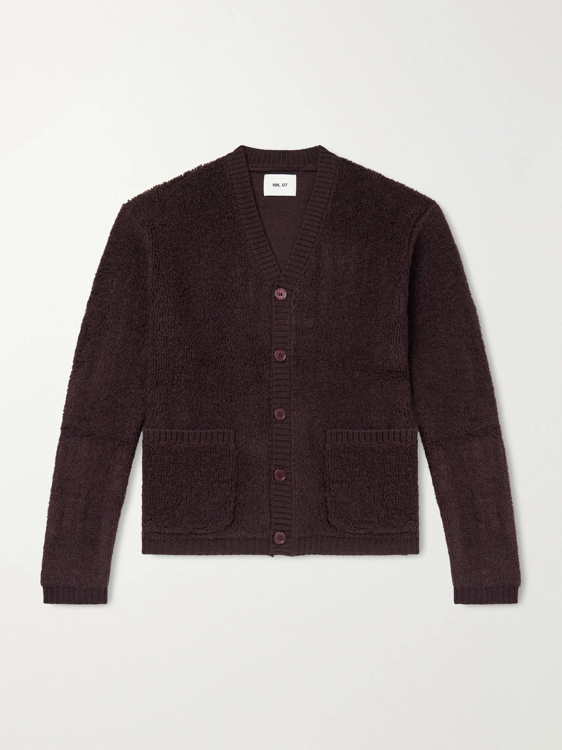 60064 Wool-Terry Fleece Cardigan - 1