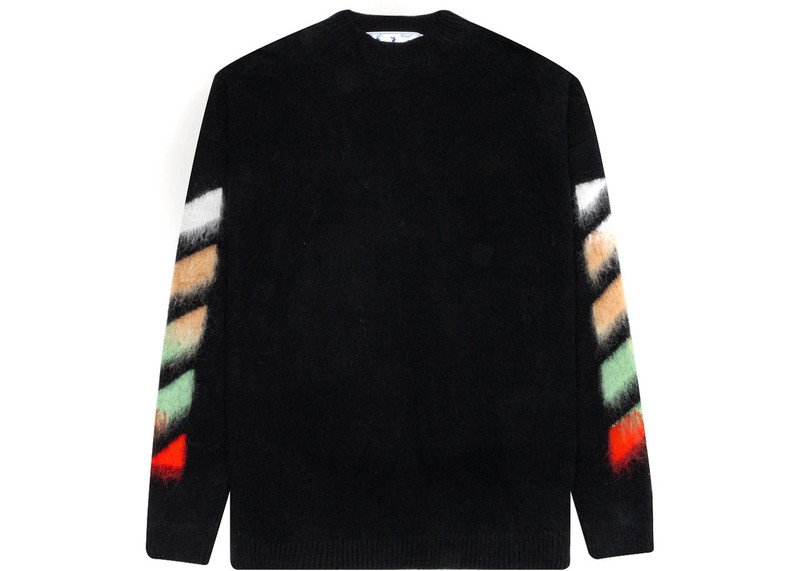 Off-White OFF-WHITE Diagonal Arrows Motif Sweater Black outlook
