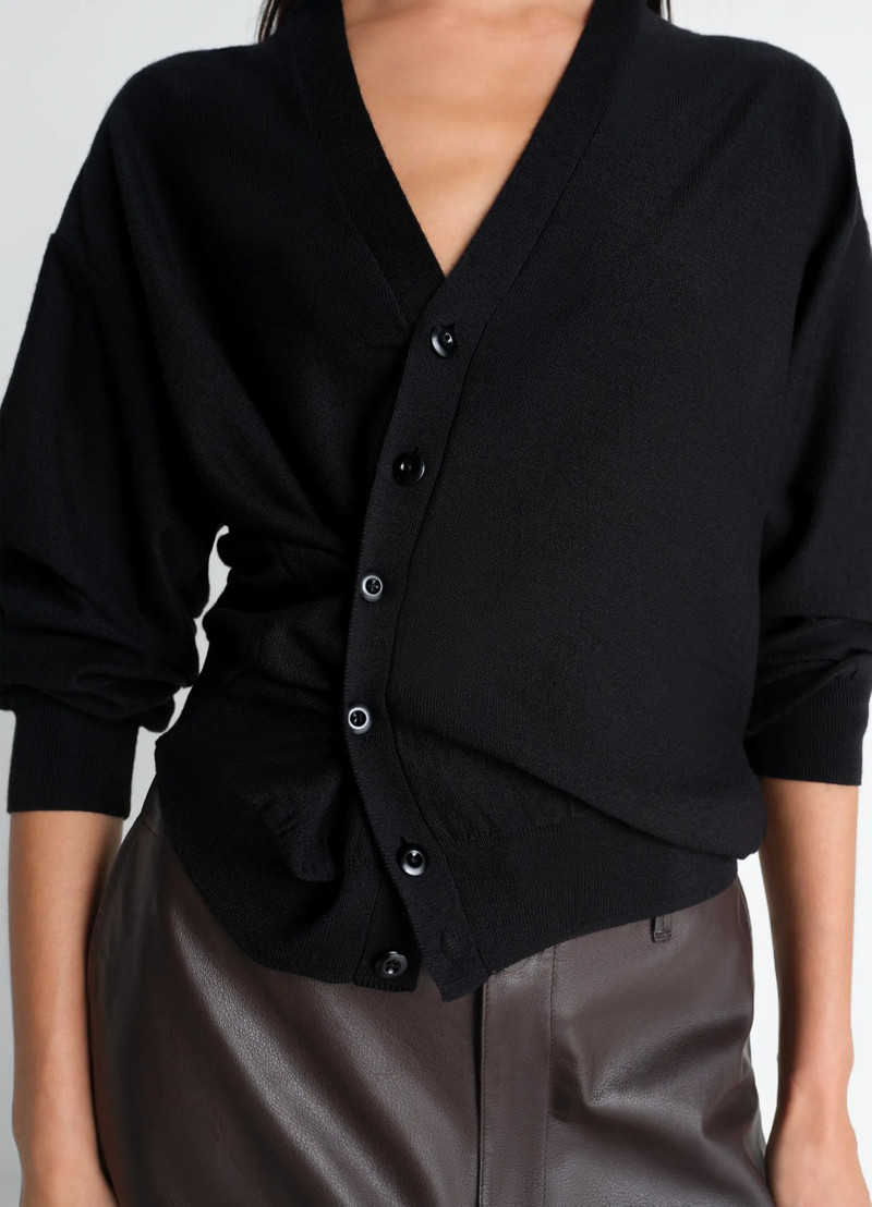 Lemaire TWISTED CARDIGAN IN WOOL BLEND outlook