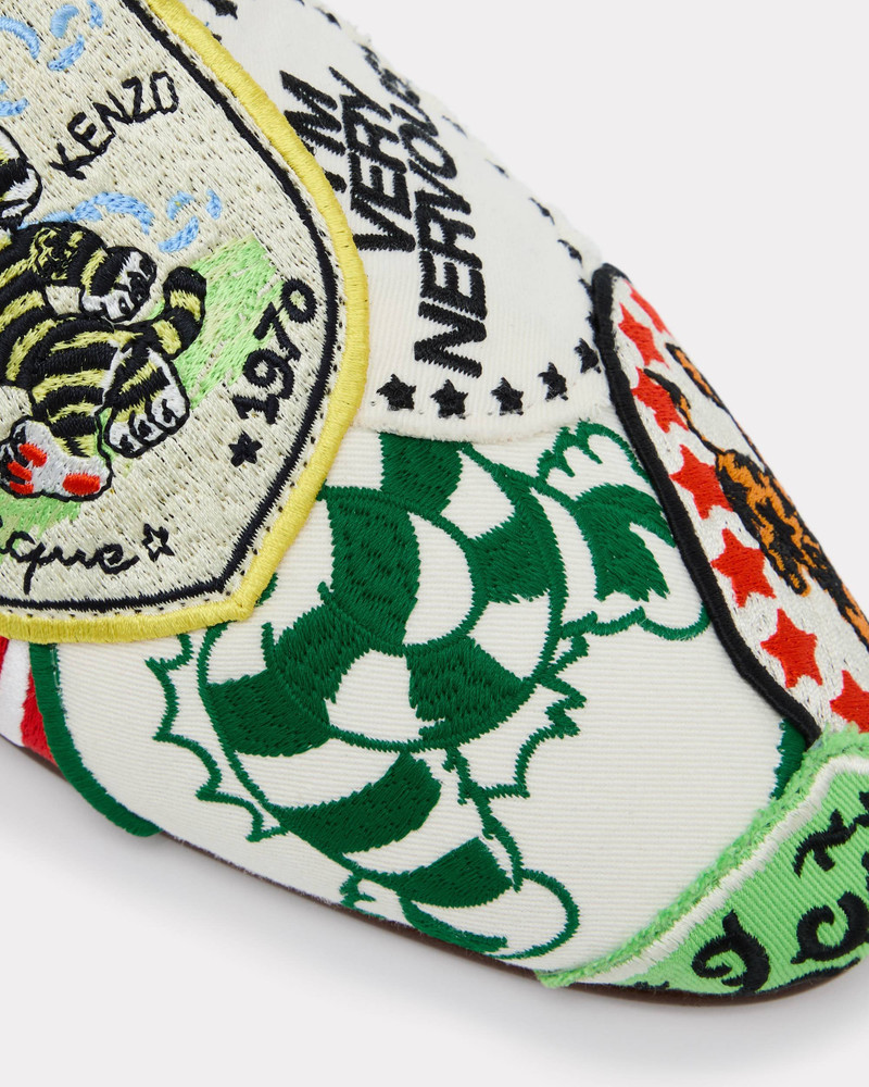 'KENZO-Luke' mules with patches 5