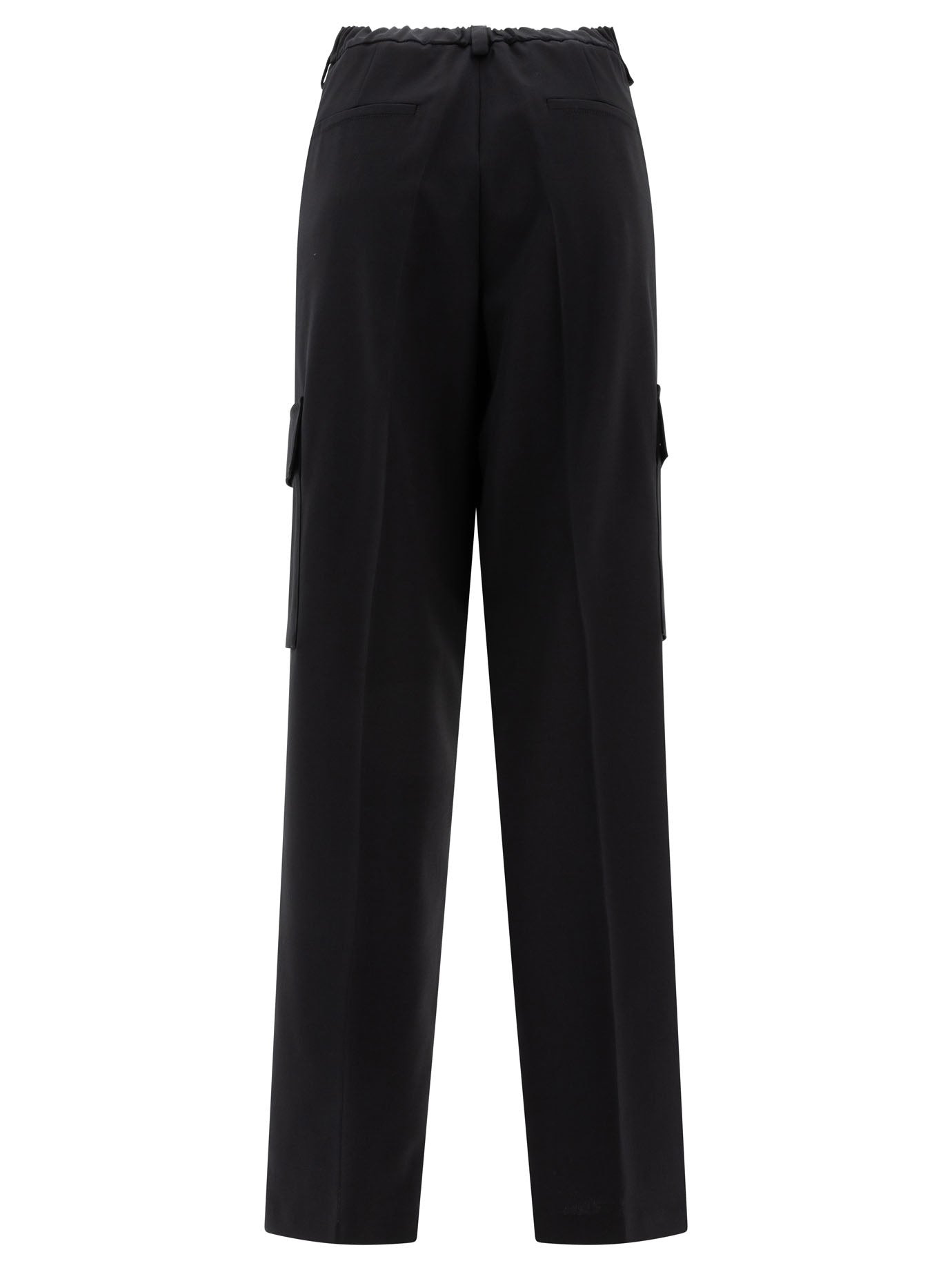 Herno Women Wool Blend Cargo Trousers - 2