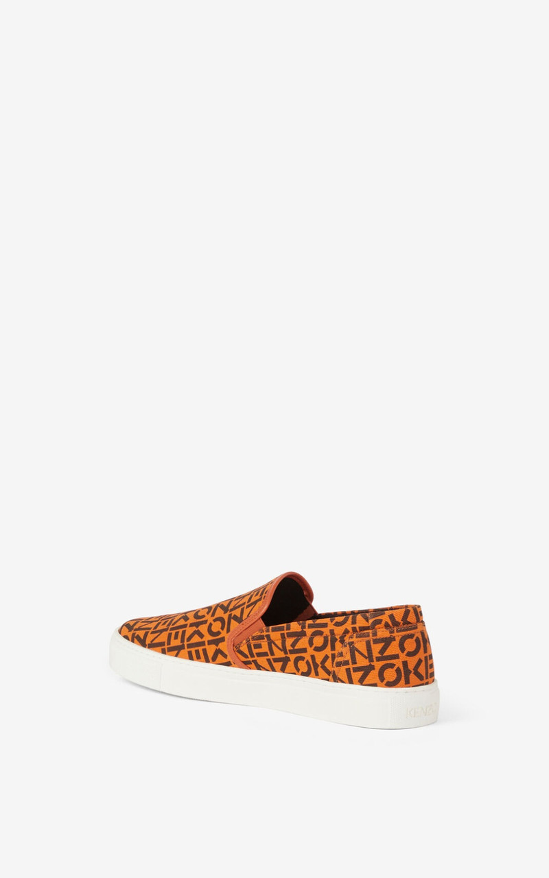 K-Skate Monogram laceless trainers 4