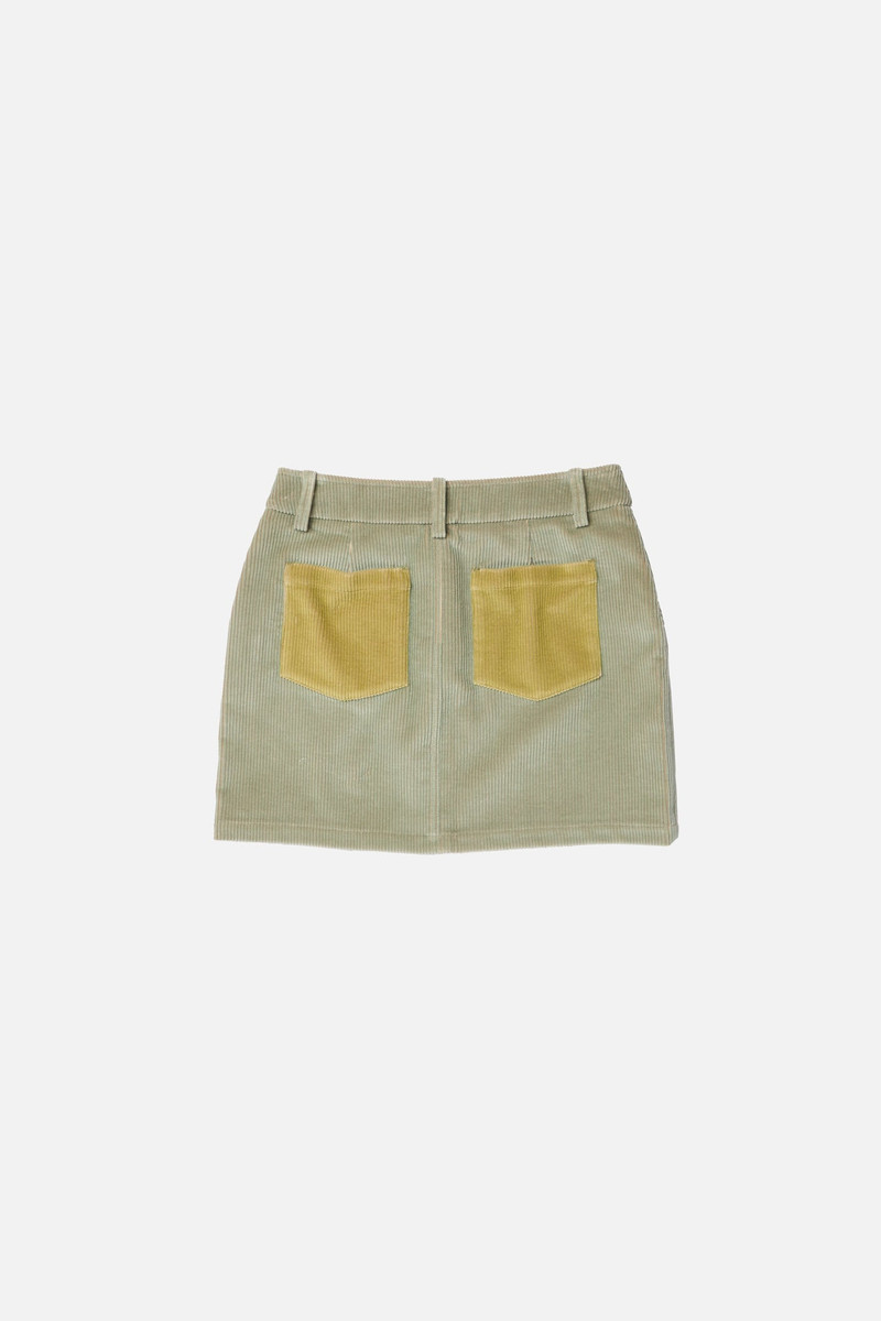 The Elder Statesman PATCH CORD SKIRT outlook