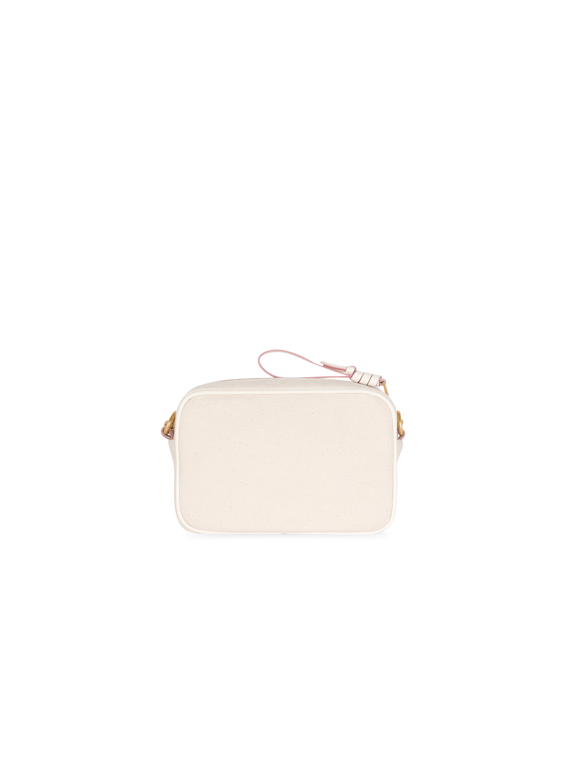 B-Army canvas clutch bag with leather details - 4