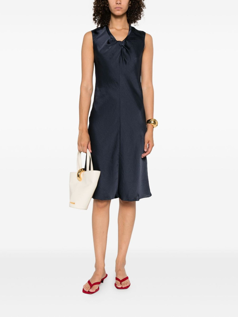 Theory twisted sleeveless dress outlook