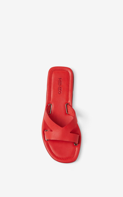 KENZO OPANKA flat leather mules outlook