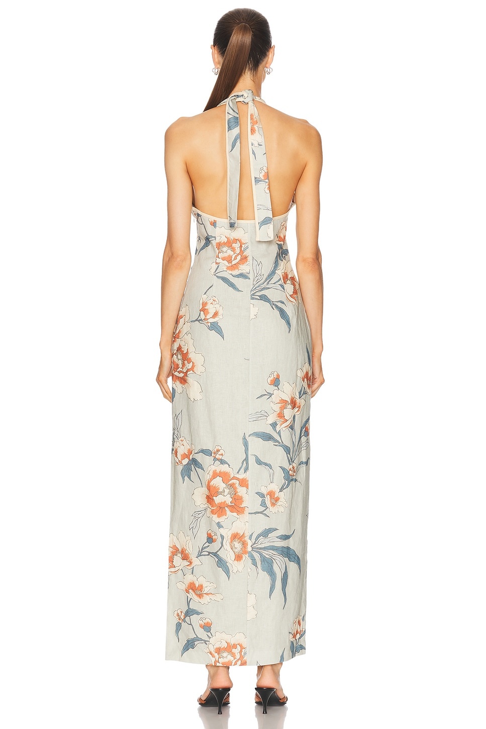 Roisin Halter Midi Dress - 4