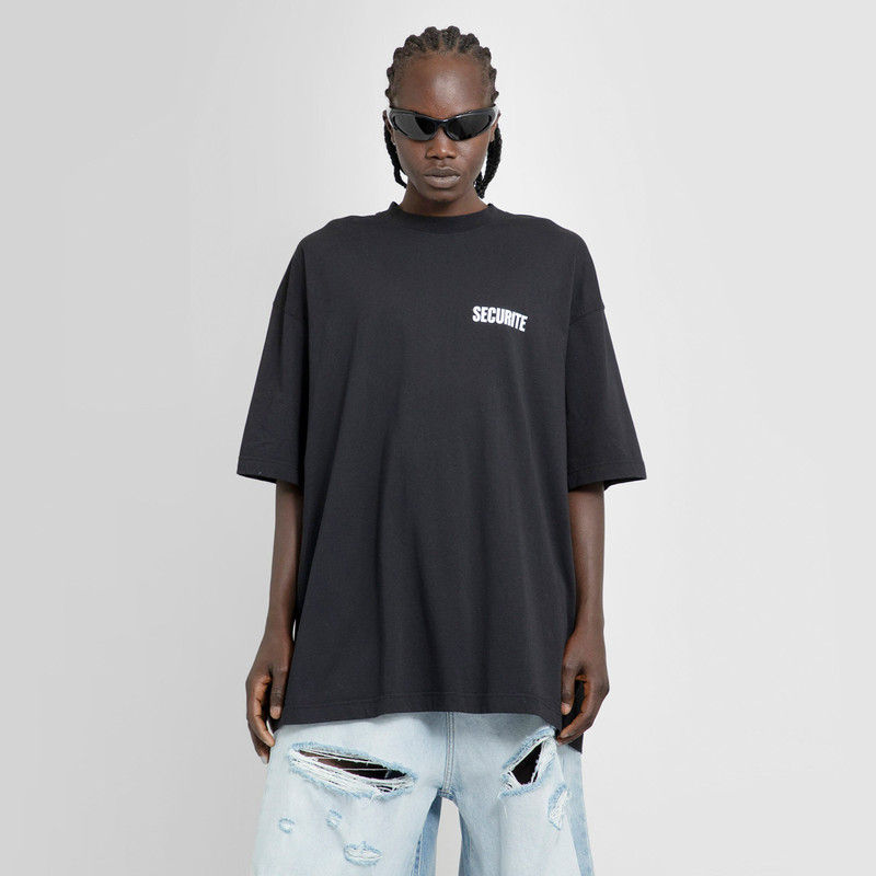 VETEMENTS MAN BLACK T-SHIRTS 6