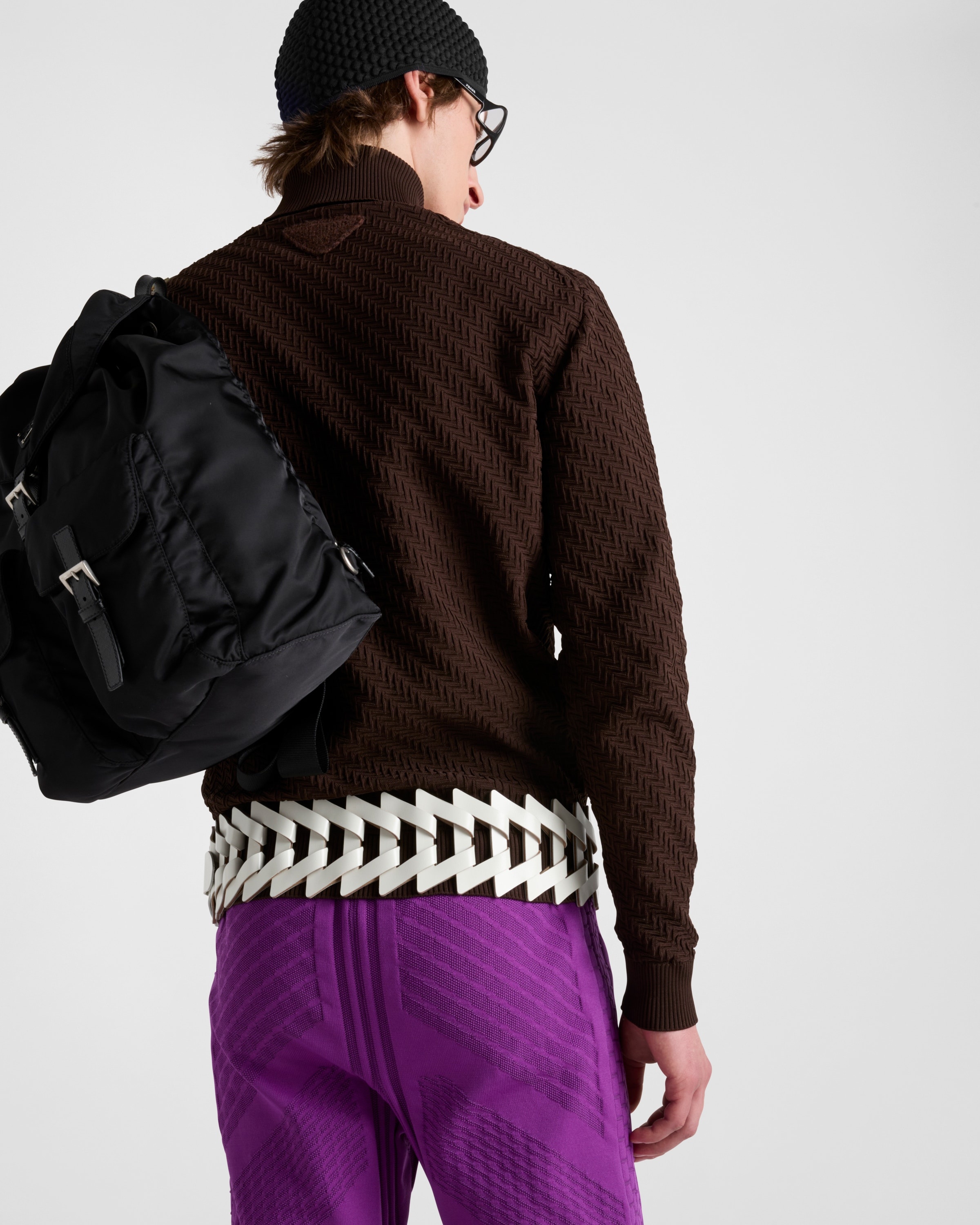 Technical fabric pants - 4