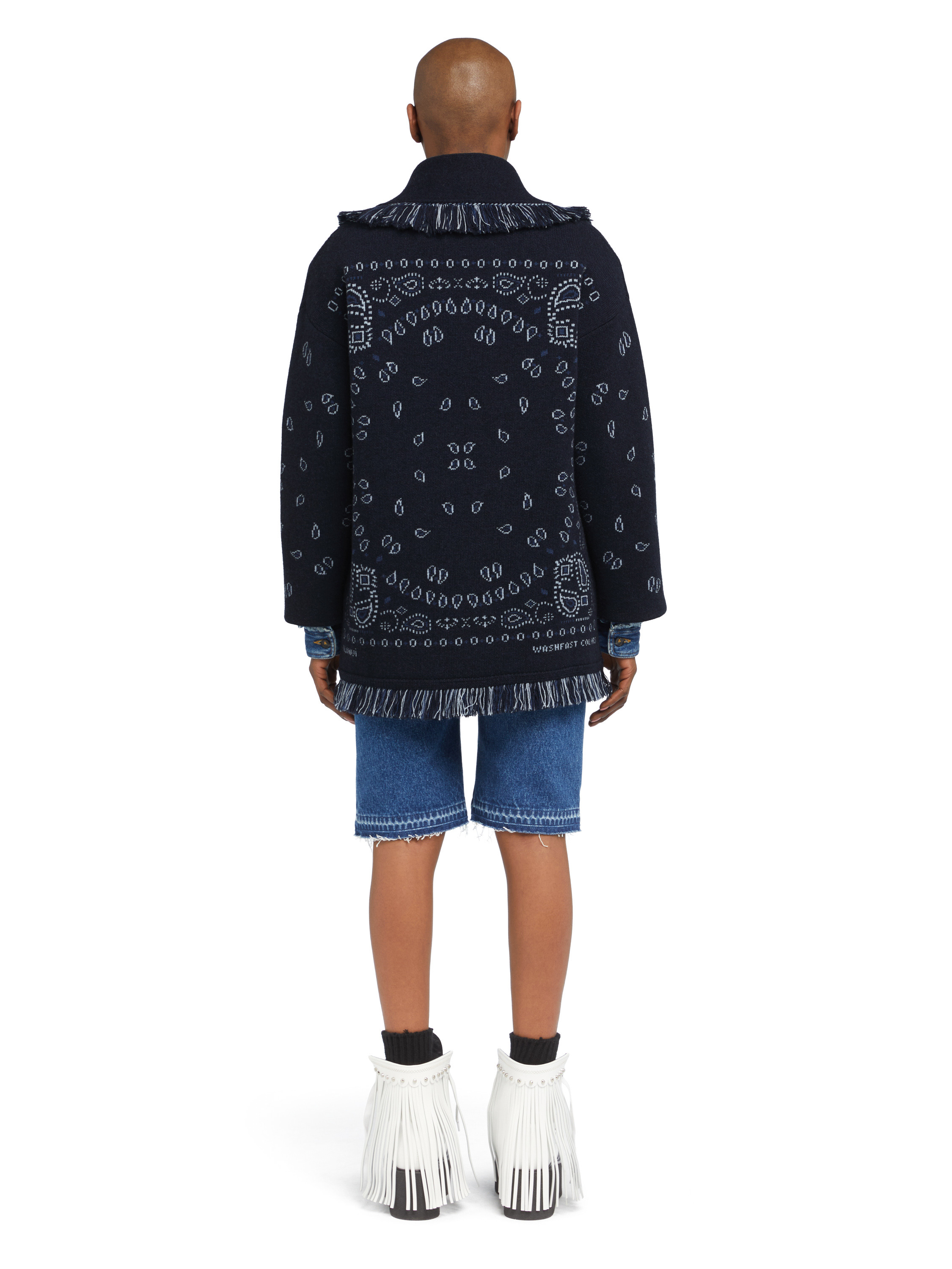 Bandana Jacquard Cardigan - 7