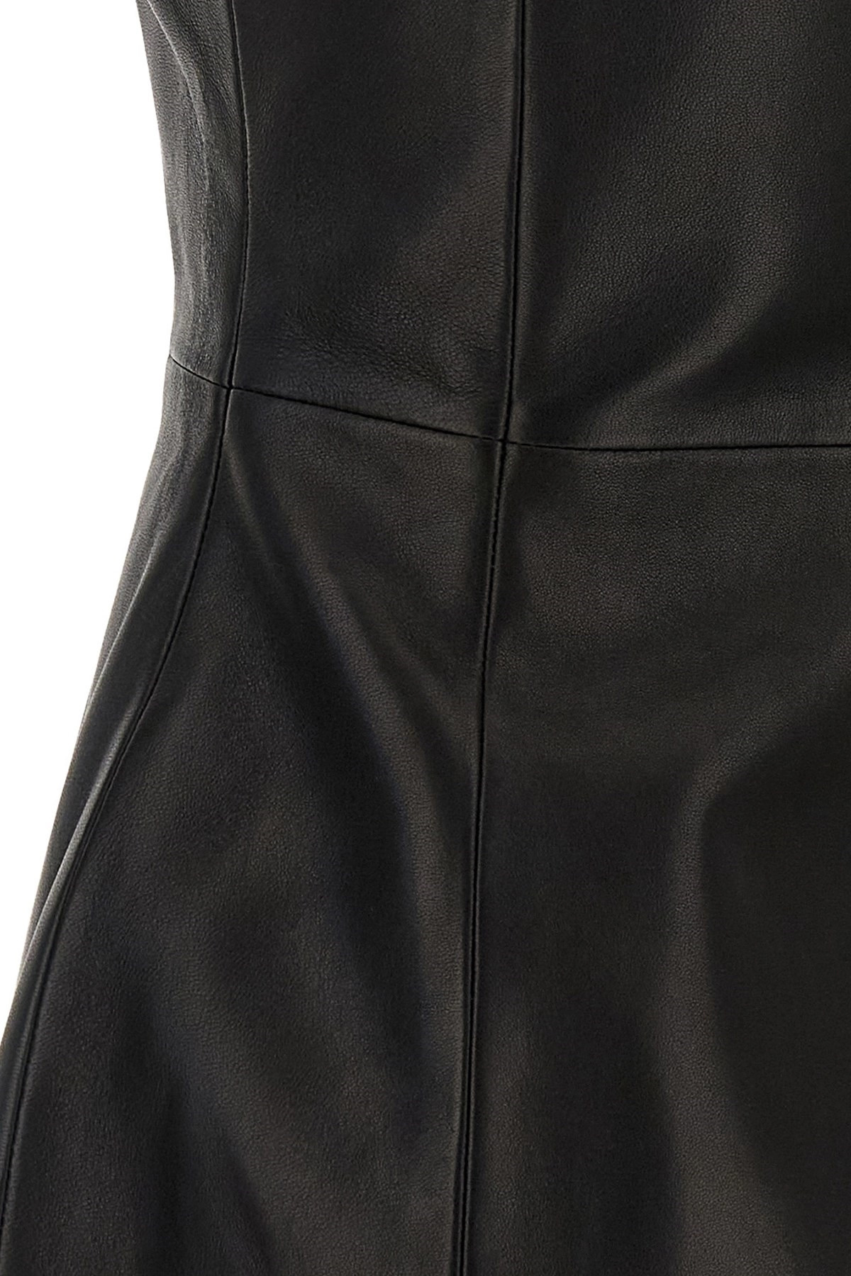 Maxi zip leather dress - 5
