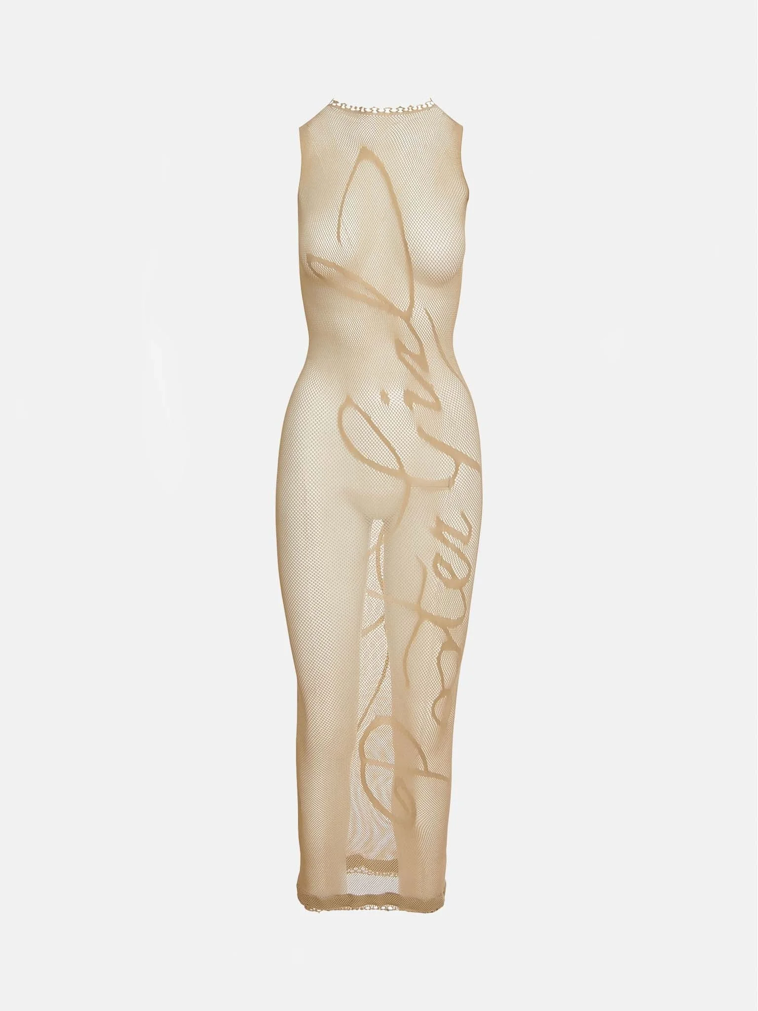 ALOHA MIDI DRESS CLAY - 1