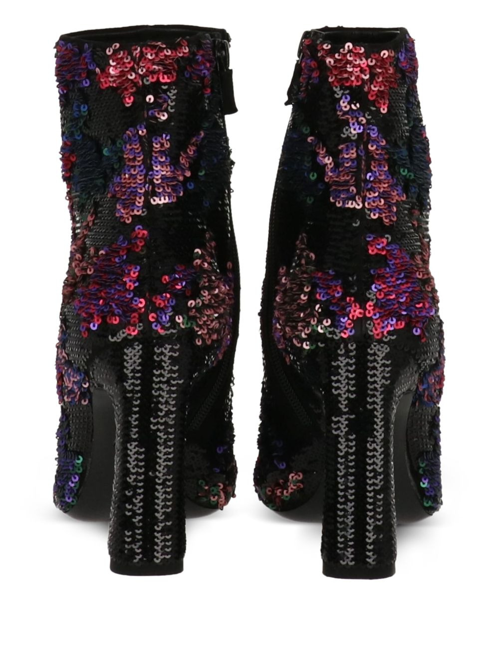 100mm sequin floral boots - 3
