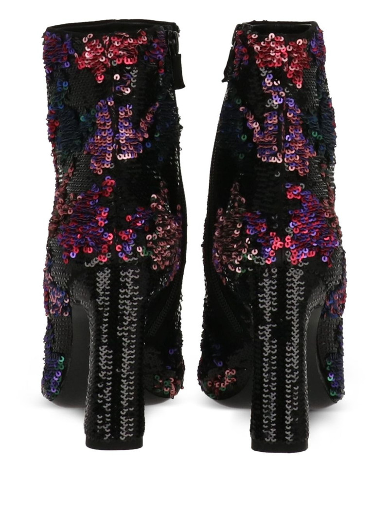 100mm sequin floral boots 3