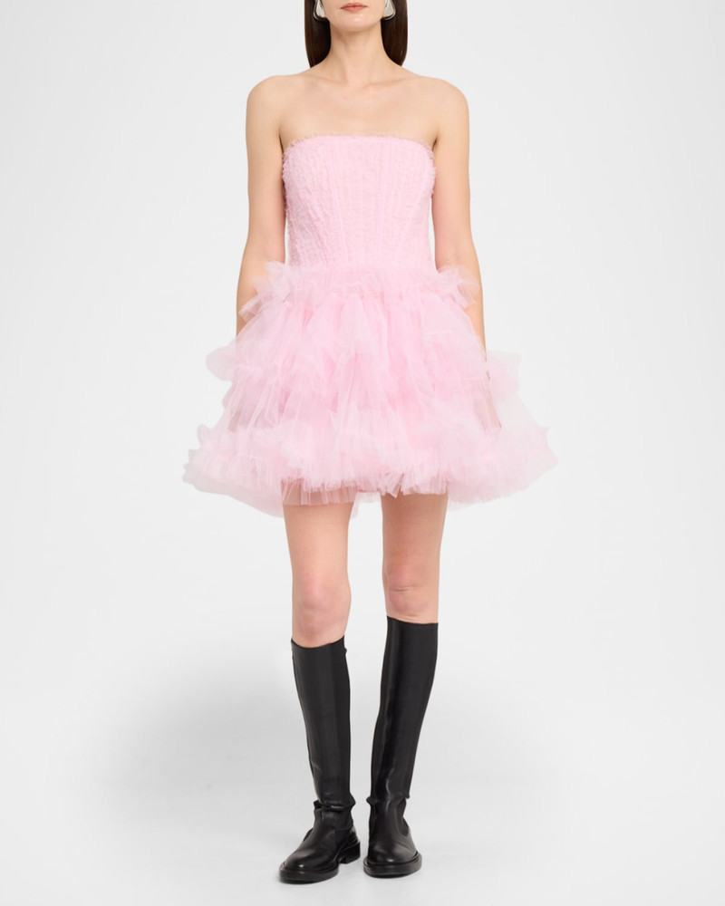 AKNVAS Edel Strapless Cocktail Dress outlook