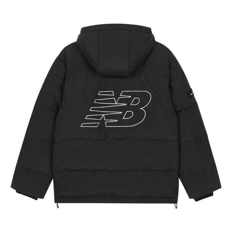 New Balance NB Logo Winter Down Jacket 'Black' AMJ33339-BK - 2