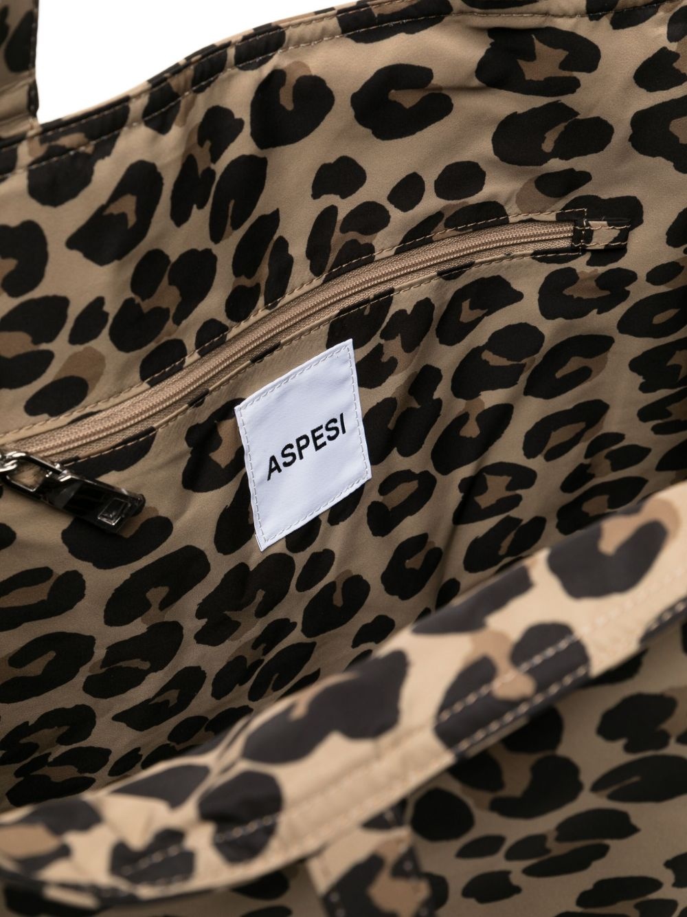 leopard-print tote bag - 5