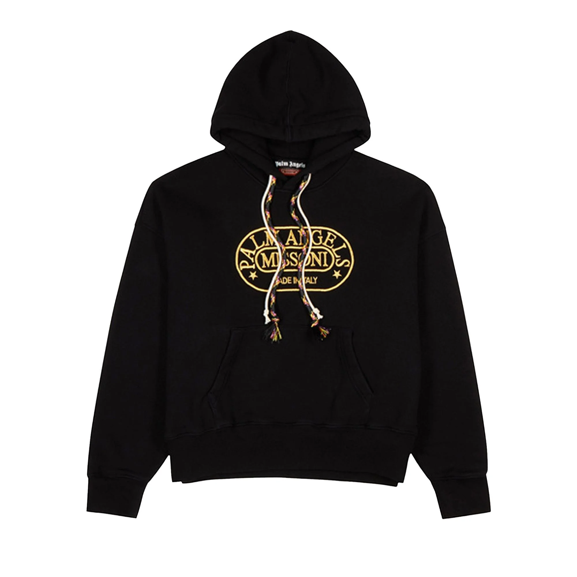 Palm Angels x Missoni Heritage Hoodie 'Black/Yellow' - 1