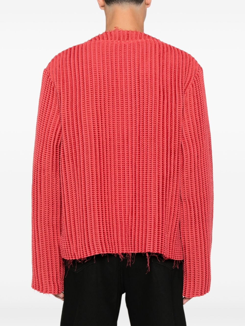 Agustin waffle-knit sweater - 4