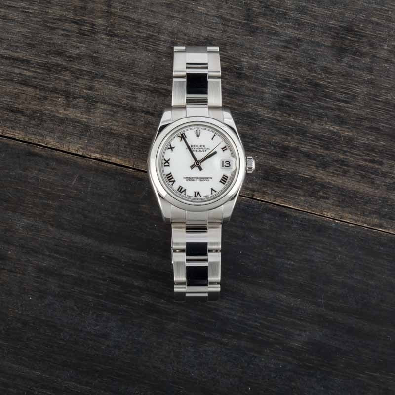 Rolex Datejust 31 ref 178240 White Dial - 5