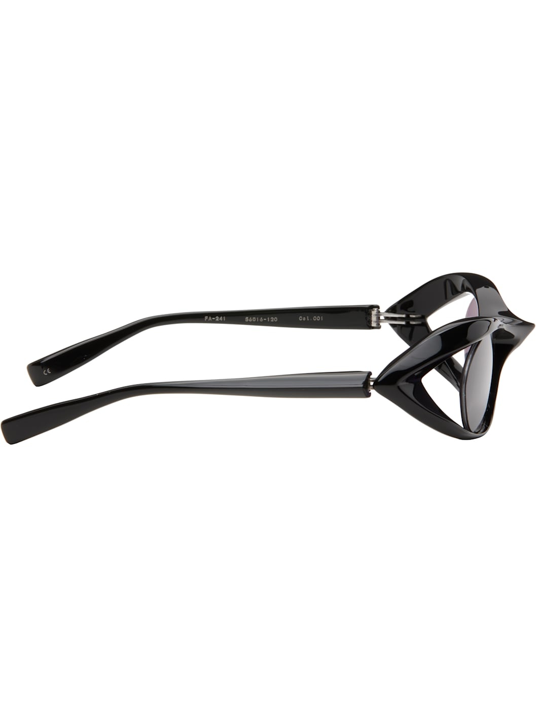 SSENSE Exclusive Black FA-241 Sunglasses - 2